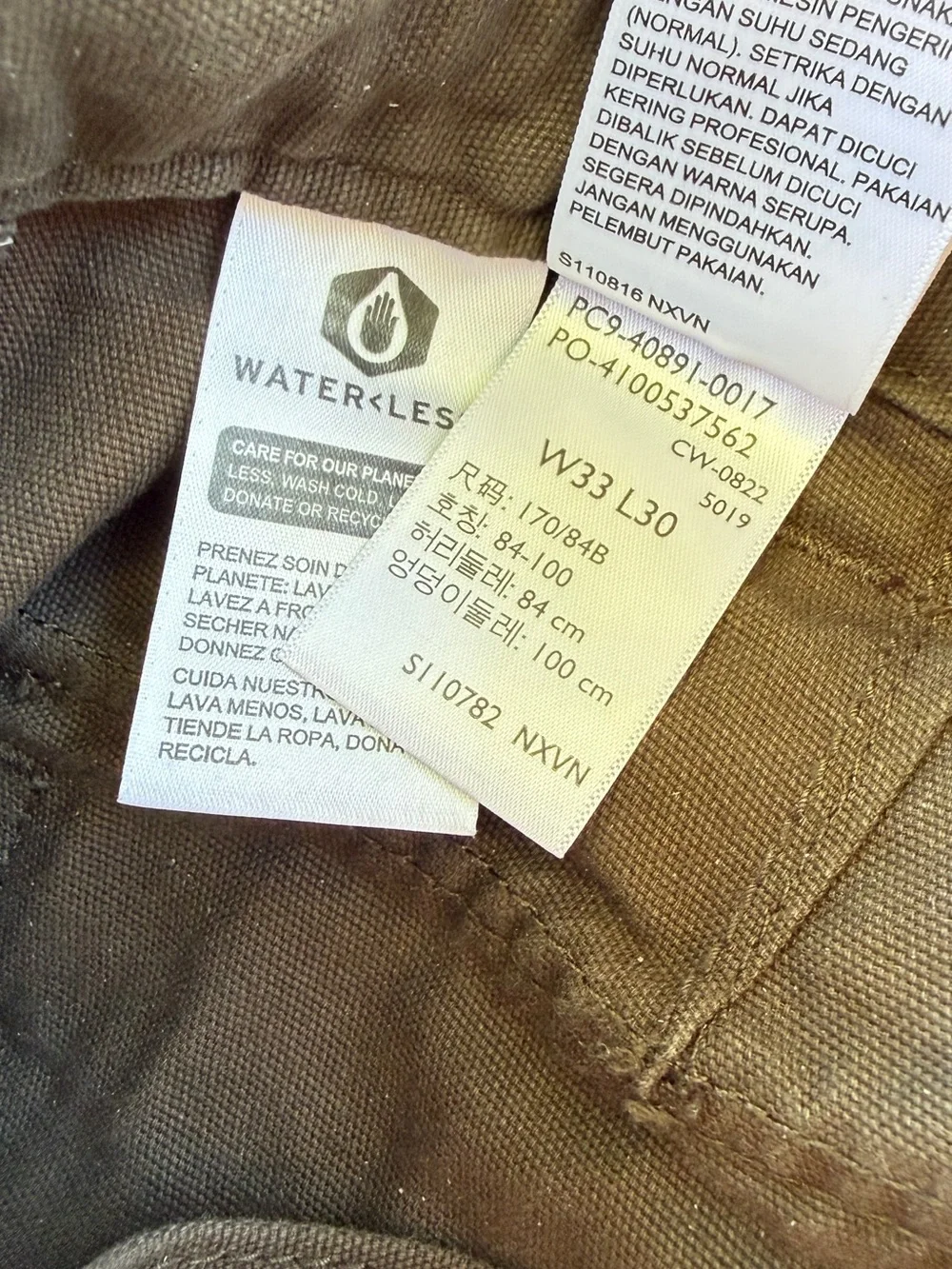 Dockers Olive Cargo Pants with Zip Pocket